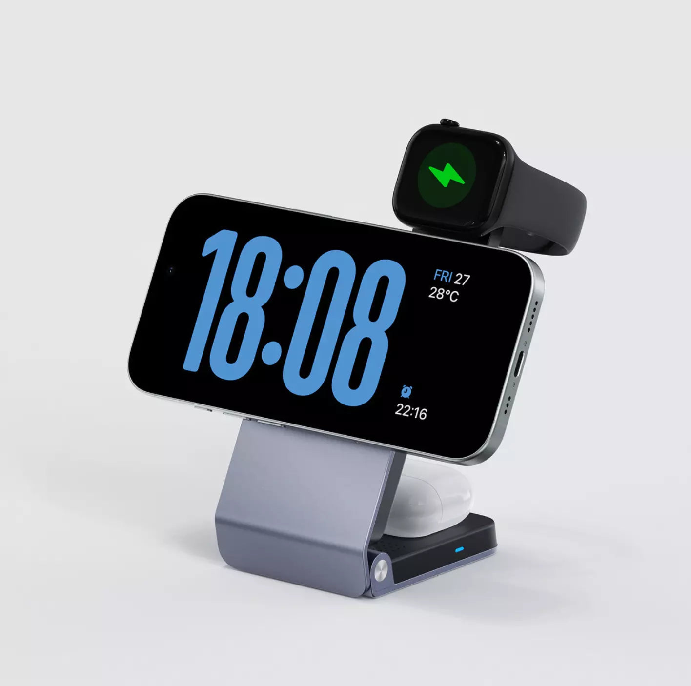 Qi2.2 Magsafe 25W 3 in 1 Charger For Apple- AU Plug