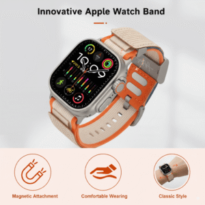 Magnetic Snap Nylon Apple Watch Band (Outdoor)-1 Magnetic Snap Nylon Apple Watch Band (Outdoor)