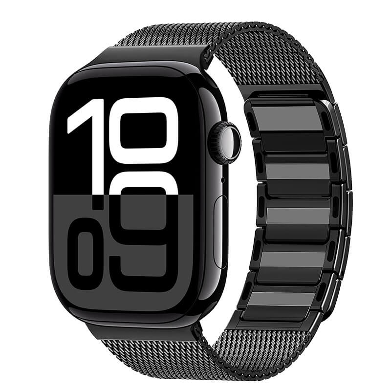 Titanium-Alloy Magnetic-Ultra2-Watch-Band-Black Titanium Alloy Magnetic Ultra2 Watch Band Black