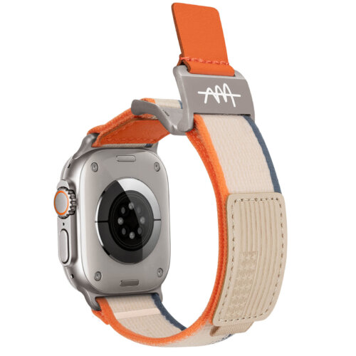 magnetic-snap-nylon-orange-beige-iwatch-band2